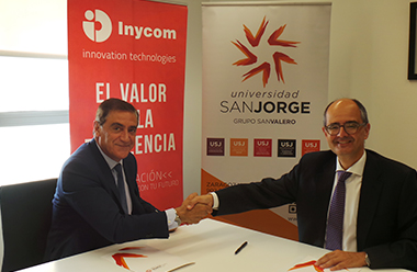 La Universidad San Jorge e Inycom unidos por el desarrollo profesional de los estudiantes