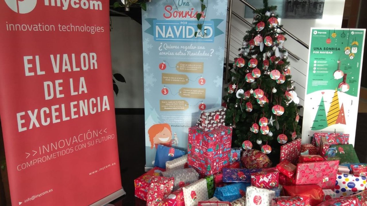 Inycom vive un año más una Navidad solidaria