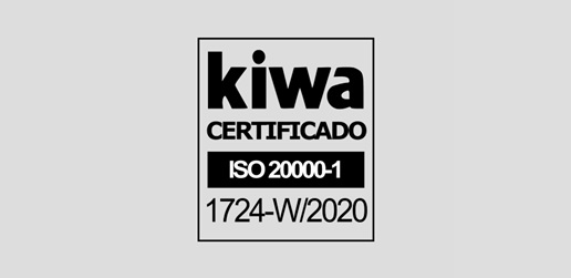 Certificado ISO 20000-1 KIWA